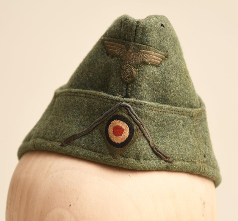 GERMAN WWII M 38 OVERSEAS CAP DUTCH MADE.