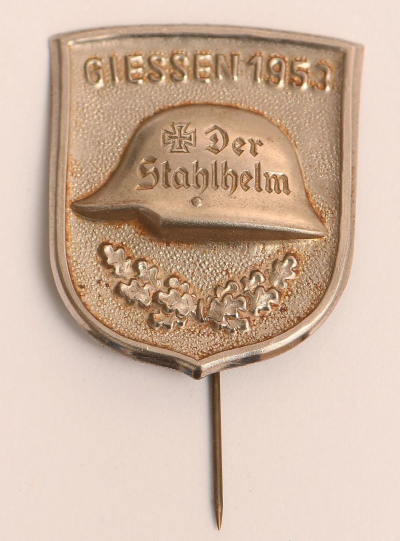 GERMAN POST-WAR STAHELM PIN.