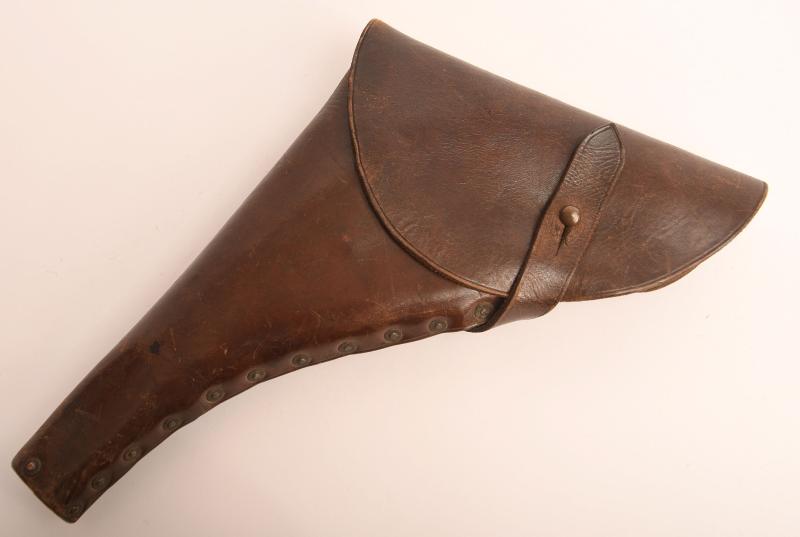 BRITISH WWI DATED NAVAL WEBLEY HOLSTER.