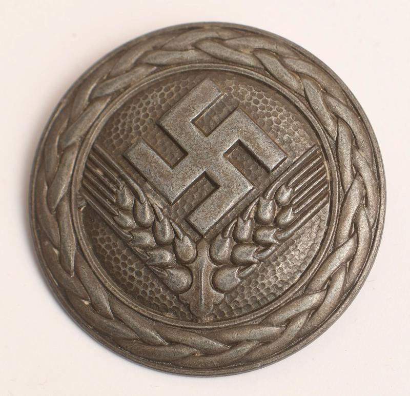 GERMAN WWII RAD WOMAN’S THROAT BADGE.