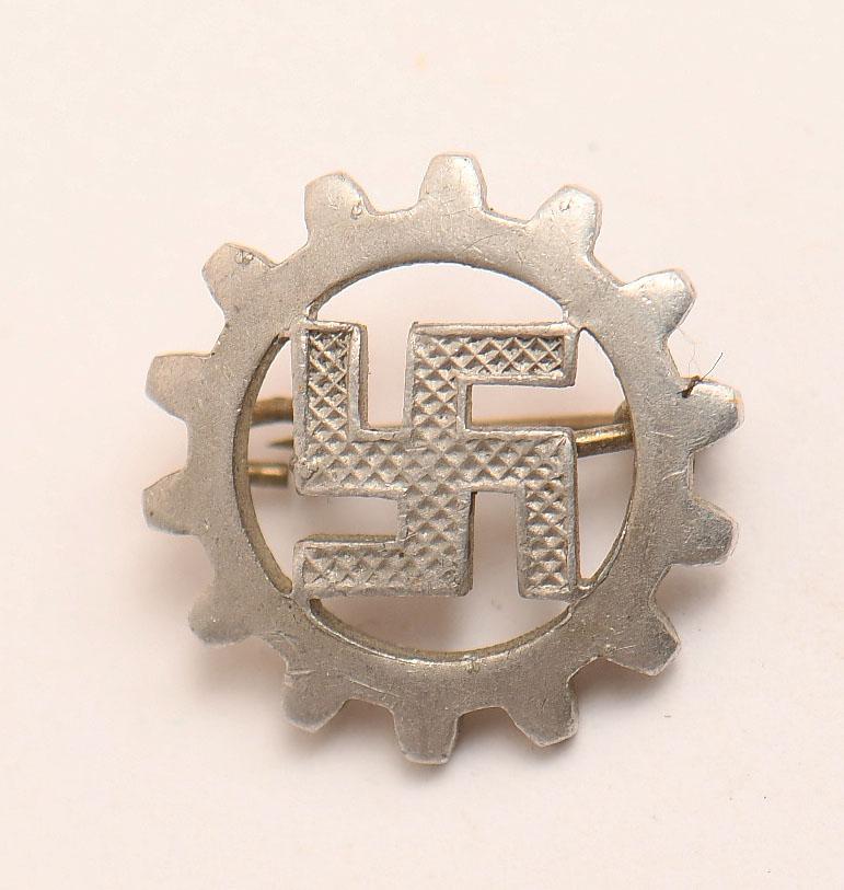 Regimentals | GERMAN WWII DAF LAPEL PIN.