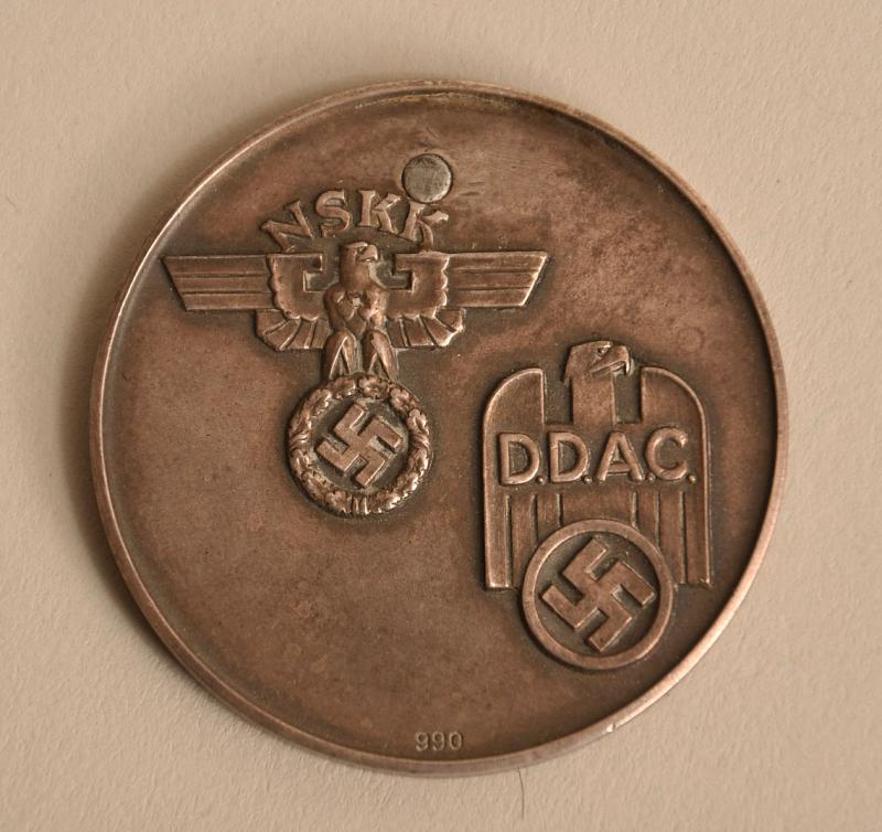 Regimentals | GERMAN WWII NSKK - DDAC MEDALLION