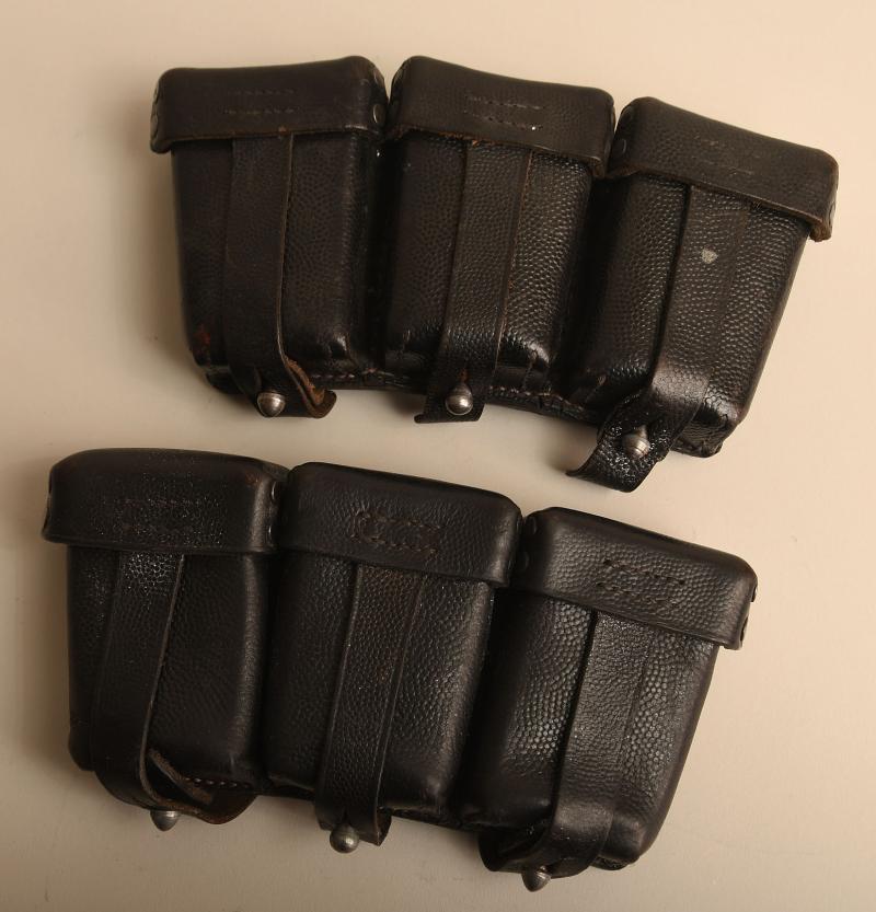GERMAN WWII K98 RIFLE POUCHES.