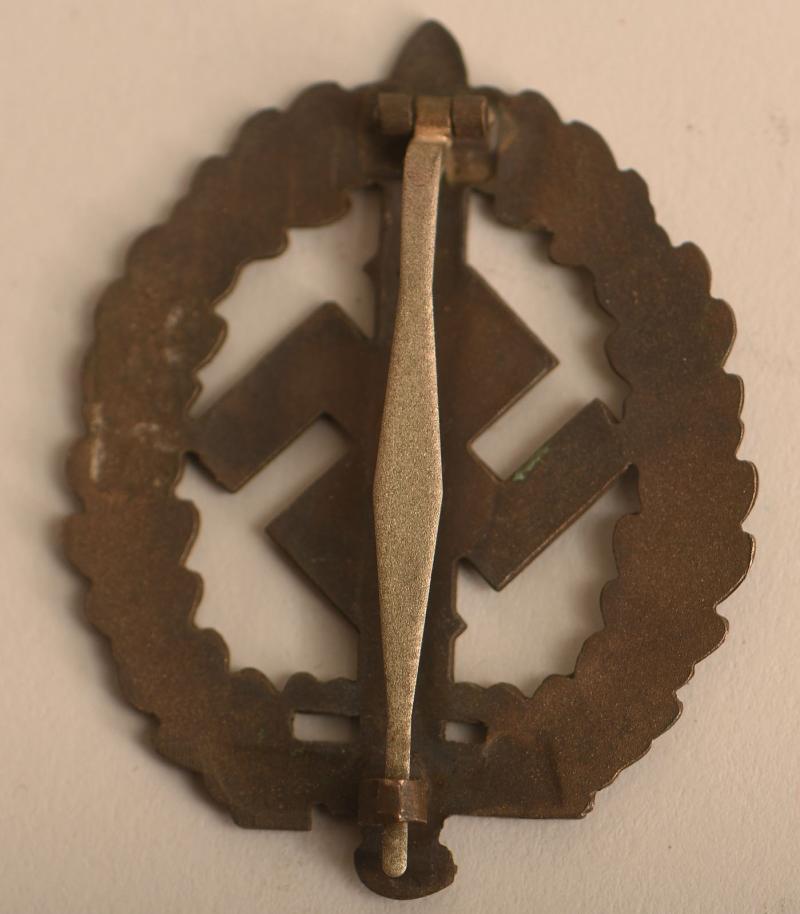 Regimentals | GERMAN WWII SA WAR WOUNDED BADGE.