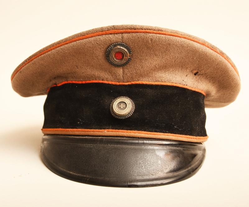 IMPERIAL GERMAN PRUSSIAN RESERVE TECHNICAL OFFICERS VISOR CAP.