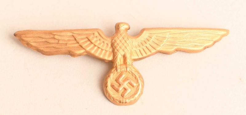 GERMAN WWII ARMY GENERAL’S CAP EAGLE.