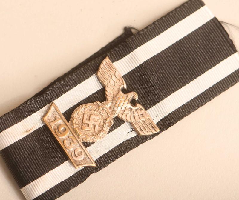 Regimentals | GERMAN WWII IRON CROSS SECOND CLASS 1939 FIRST TYPE BAR.