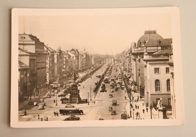 GERMAN WWII UNTER DEN LINDEN POSTCARD.