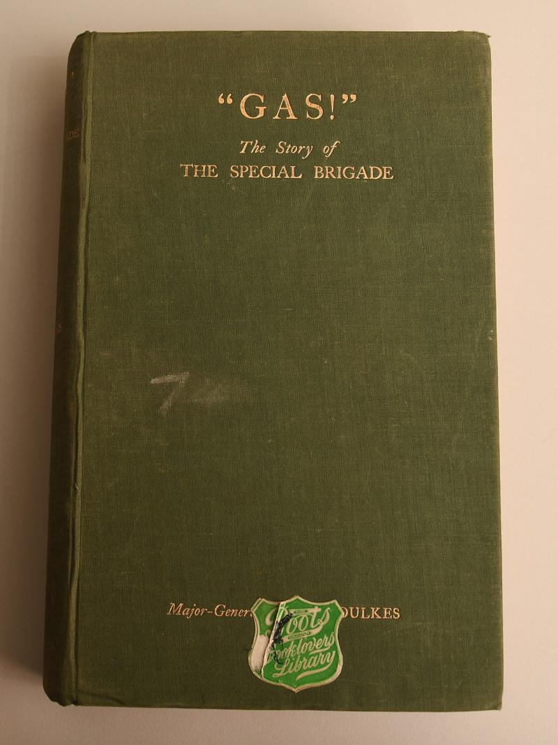 BRITISH WWI BOOK ON GAS WARFARE.