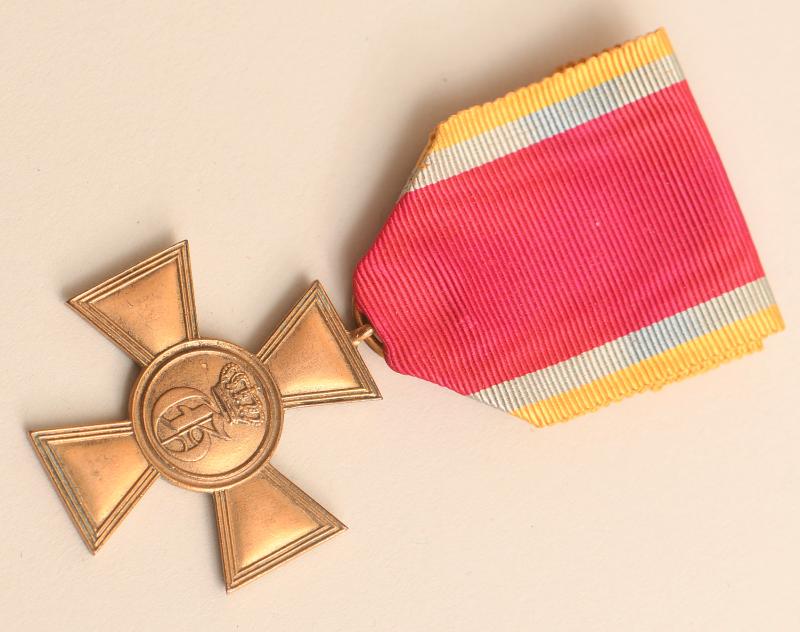 GERMAN WWI MECKLENBURG STRELITZ LONG SERVICE CROSS.