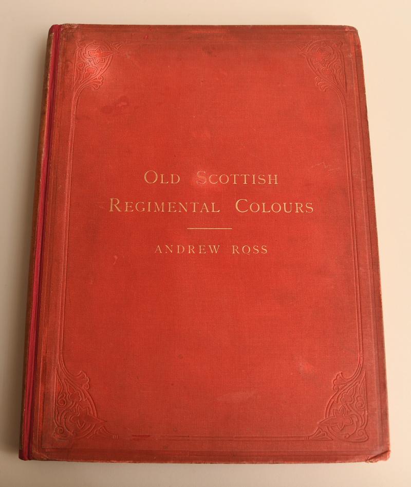 BRITISH SCOTTISH REGIMENTAL COLOURS BOOK.