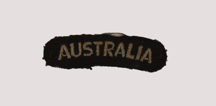 WWII AUSTRALIA ROYAL AIR FORCE SHOULDER TITLE.