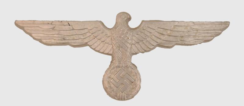 GERMAN WWII ARMY OFFICER OR NCO CAP EAGLE, MINT CONDITION.