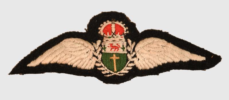 WWII RHODESIAN PILOT’S WINGS.