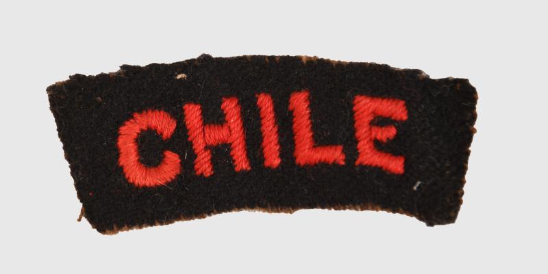 BRITISH WWII CHILE VOLUNTEER NATIONALITY TITLE.