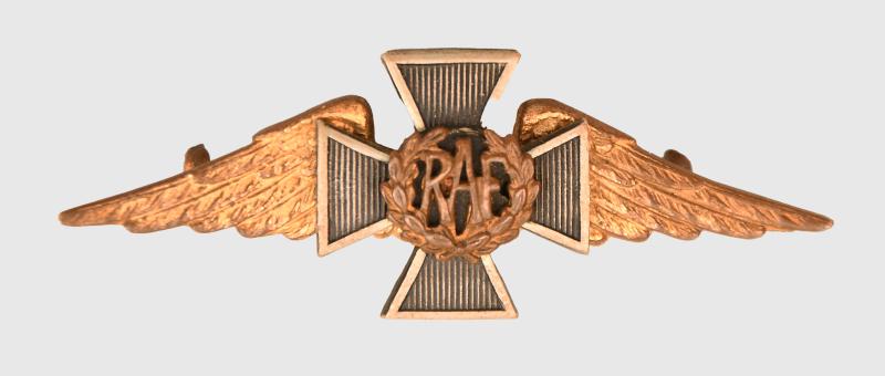 BRITISH WWII RAF CHAPLAINS BADGE.