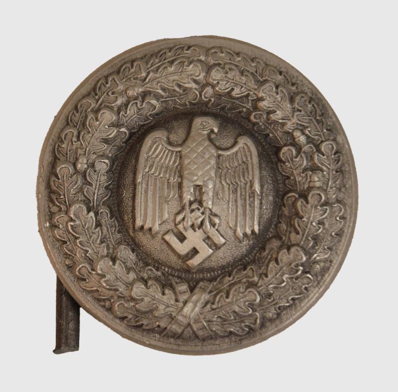 GERMAN WWII ARMY OFFICERS PARADE BELT BUCKLE.