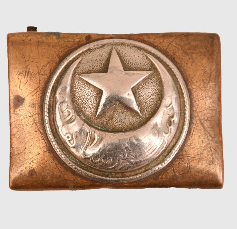 GERMAN/TURKISH WWI BELT BUCKLE.