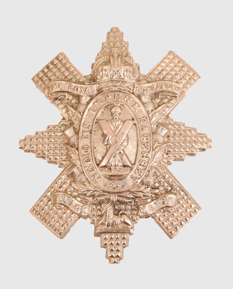 Regimentals | BRITISH WWI/II BLACK WATCH CAP BADGE.