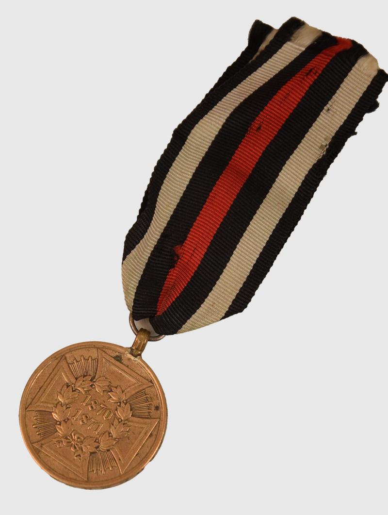 GERMAN FRANCO PRUSSIAN WAR COMMEMORATIVE MEDAL.