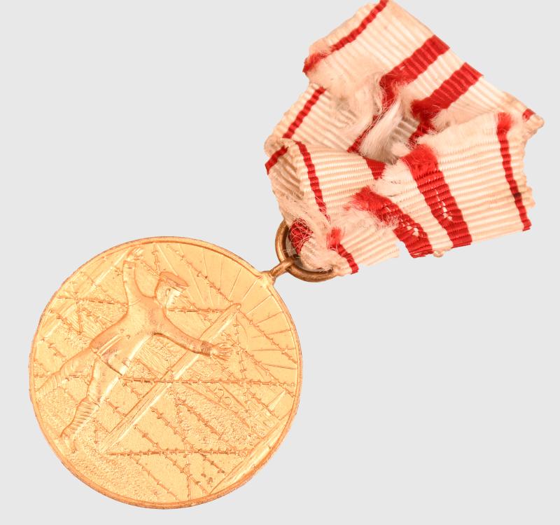 GERMAN WWI PRUSSIAN MEDAL OF THE GERMAN PRISONERS HELD IN ALLIED CAMPS.