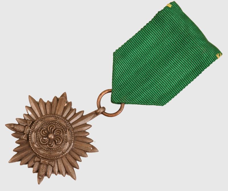 GERMAN WWII EASTERN PEOPLES AWARD 2ND CLASS IN BRONZE WITH SWORDS.