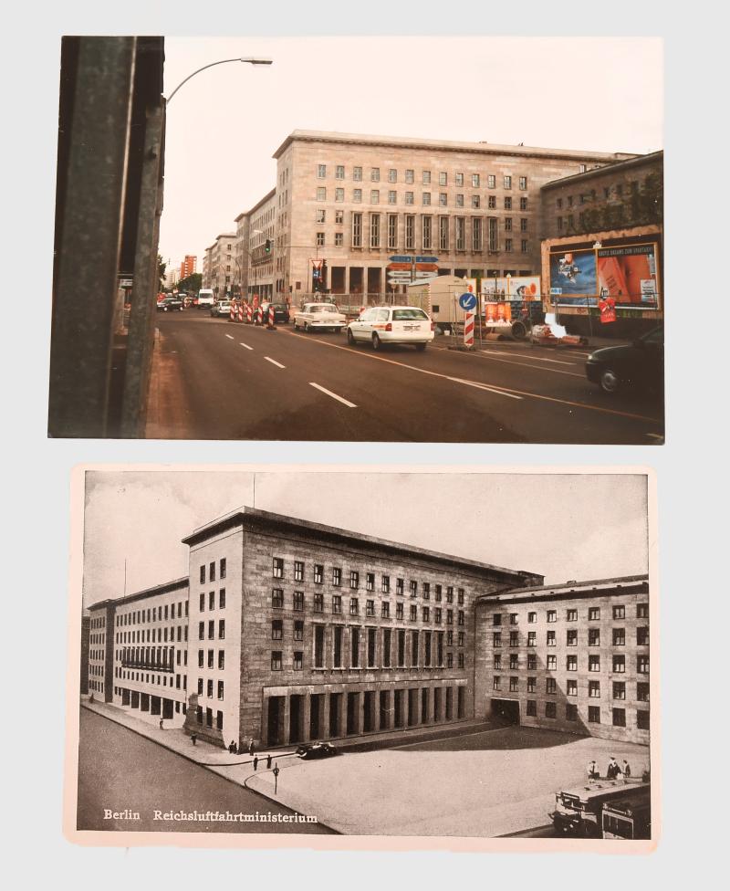 GERMAN WWII LUFTWAFFE AIR MINISTRY POSTCARD.