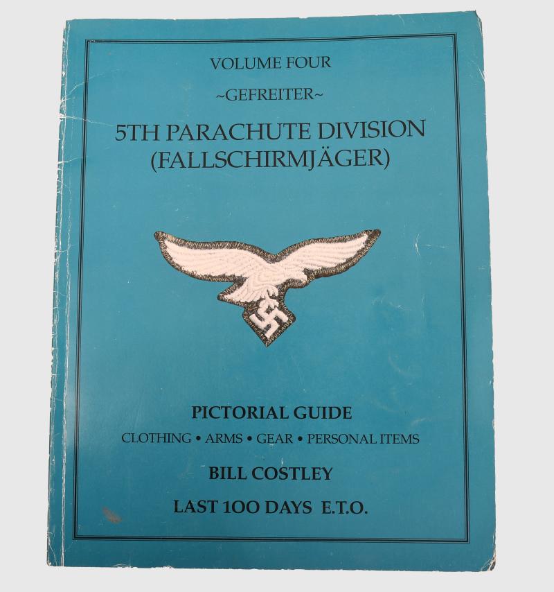 GERMAN WWII 5TH PARACHUTE DIVISION SOFT BACK PICTORIAL GUIDE.