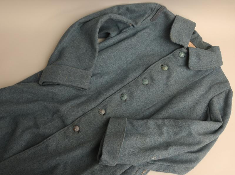 FRENCH WWI HORIZON BLUE ENLISTED RANKS GREATCOAT