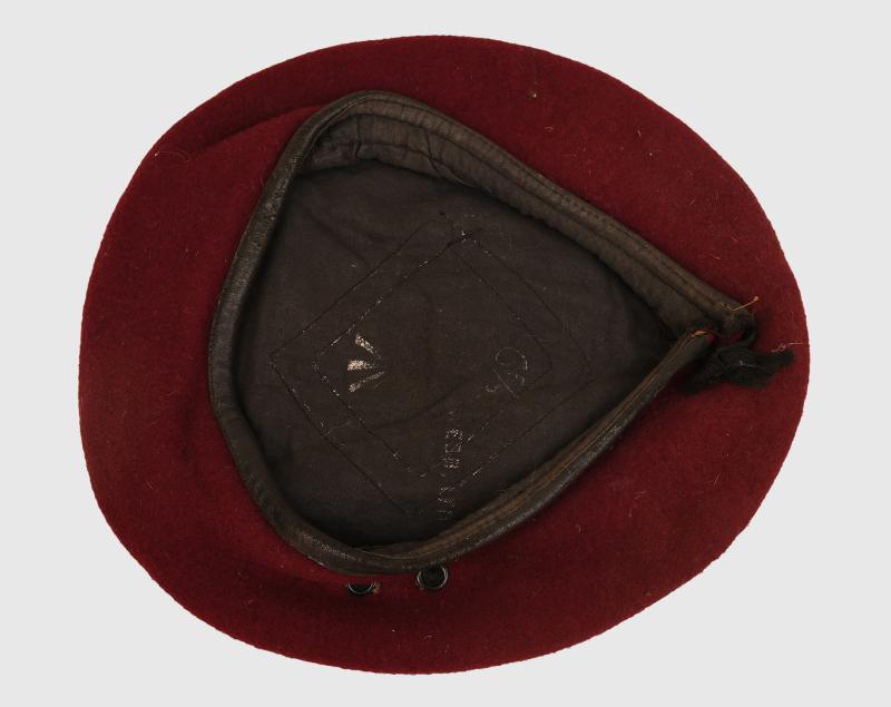 BRITISH WWII PARATROOPER REGIMENT BERET.