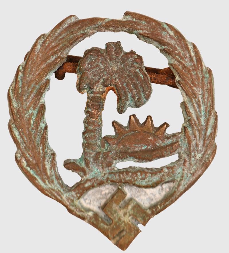 GERMAN WWII AFRIKA KORPS SONDERVERBAND 288 TRADITION BADGE.