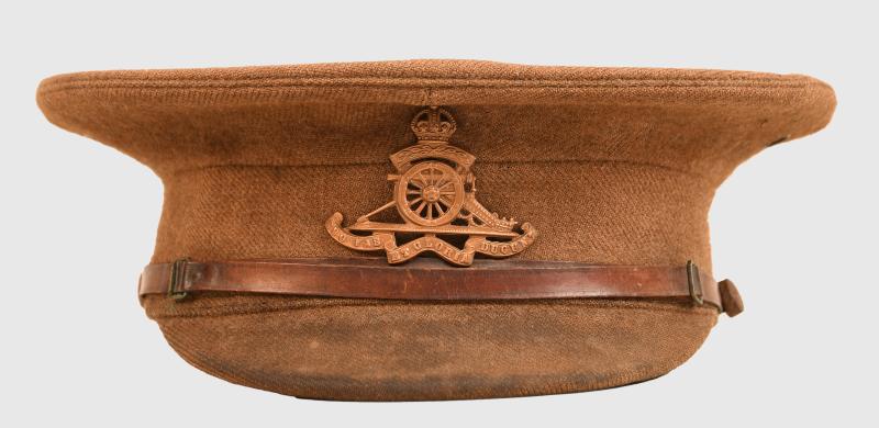 BRITISH WWI 1902 MODEL STIFF TOP CAP.