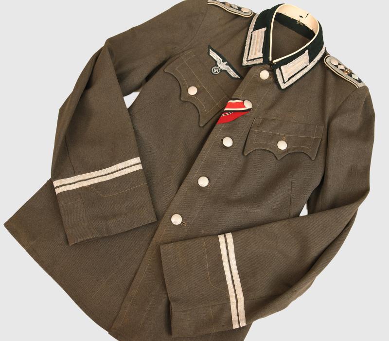 GERMAN WWII ARMY INFANTRY REGIMENT 133 DER SPEISS TUNIC.