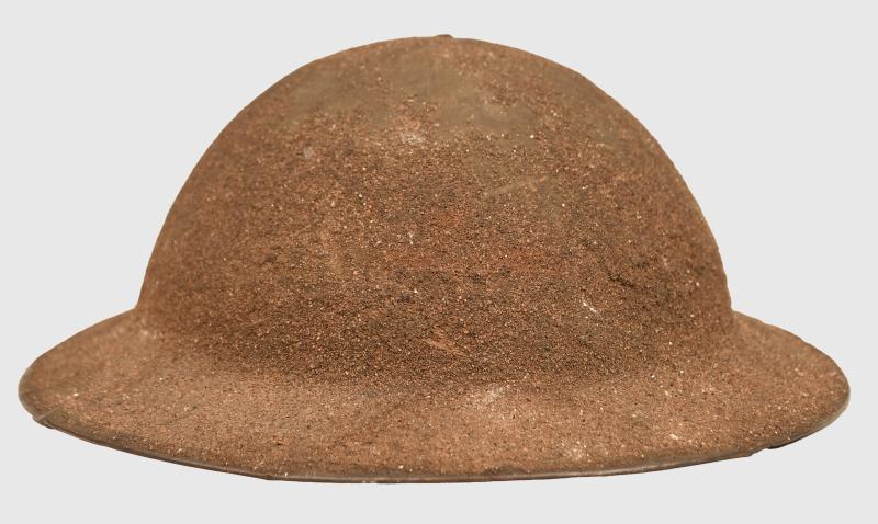 BRITISH WWI BRODIE HELMET.