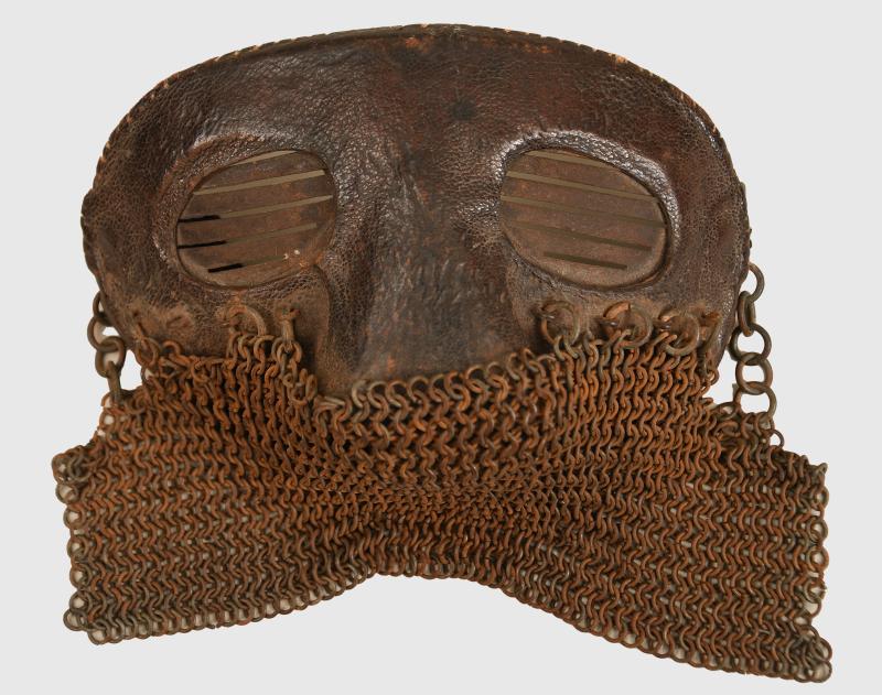 BRITISH WWI TANK SPLATTER MASK.