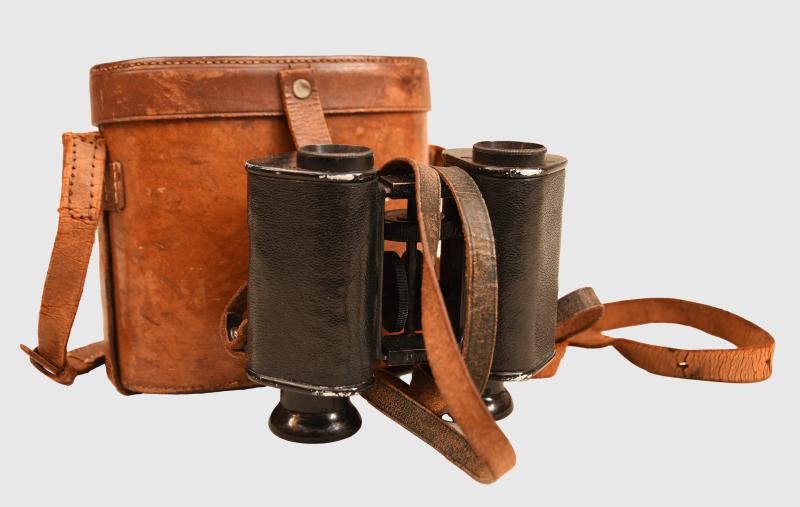 GERMAN WWI OFFICERS EARLY WAR PRIVATE PURCHASE BINOCULARS.