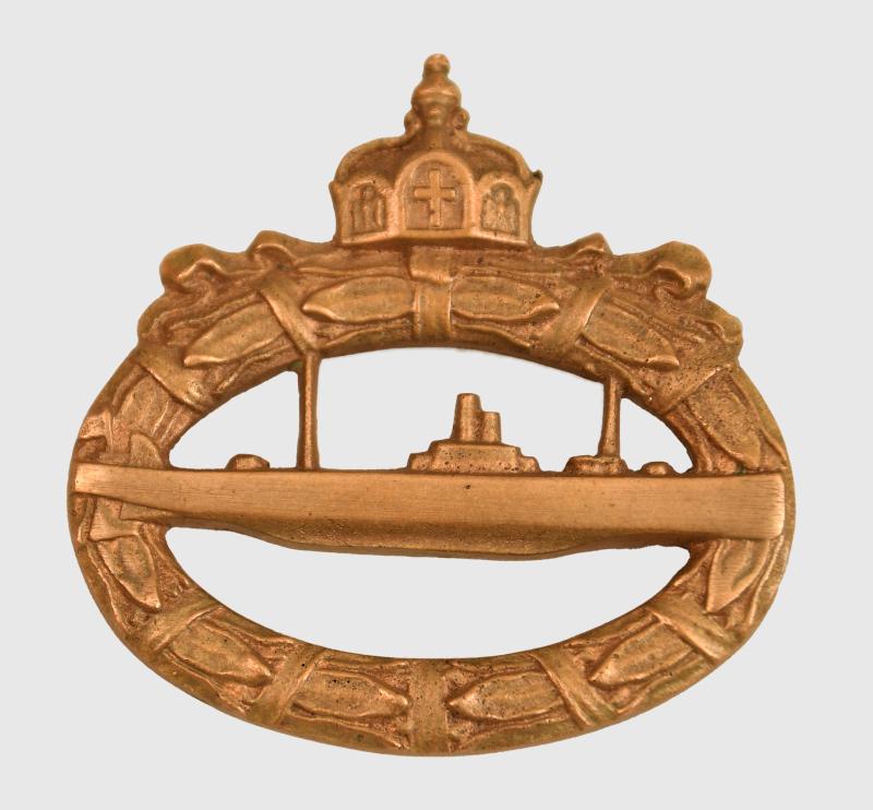 GERMAN WWI SUBMARINE SERVICE BADGE.