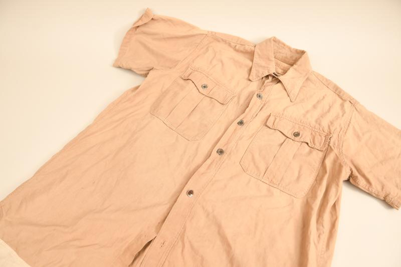 GERMAN WWII LUFTWAFFE TROPICAL SHORT SLEEVE SHIRT.