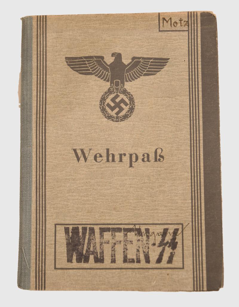 GERMAN WWII WAFFEN SS CONCENTRATION CAMP GUARD WHERPASS.