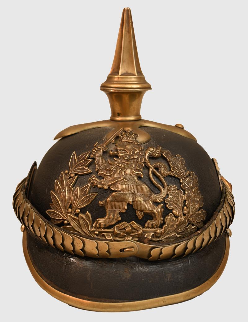 GERMAN WWI HESSE DRAGOON PICKLEHAUBE.