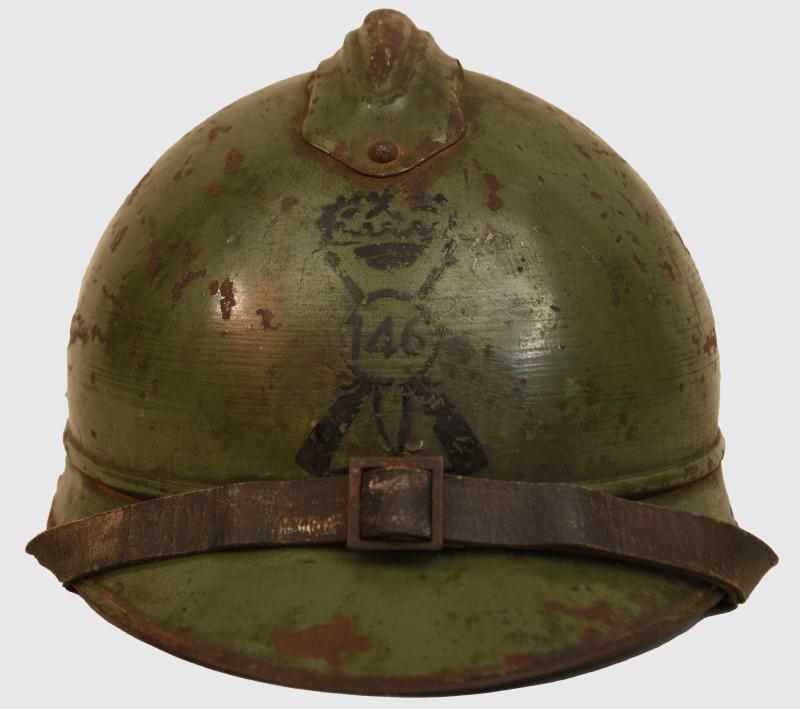 ITALIAN WWI SCARCE ADRIAN HELMET.