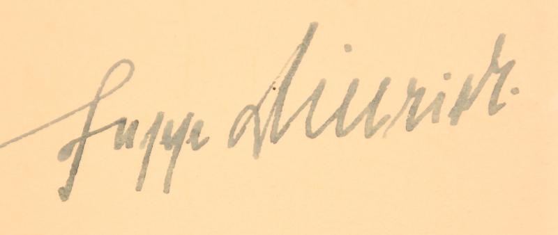 GERMAN WWII SEPP DEITRICH AND THREE OTHER NOTABLE SIGNATURES.