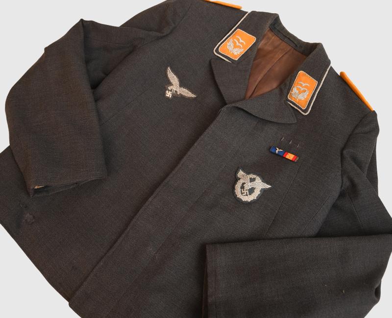 GERMAN WWII LUFTWAFFE OFFICERS FLIGHT BLOUSE.