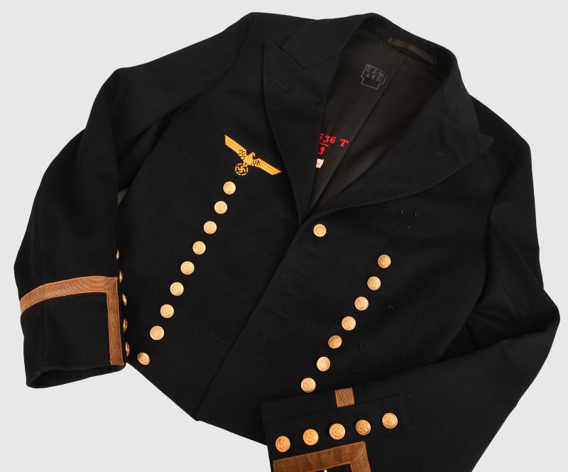 GERMAN WWII KRIEGSMARINE NCO PARADE TUNIC.