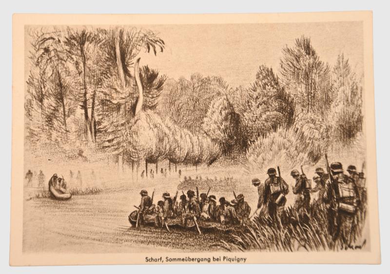 GERMAN WWII DAY OF THE ARMY CARD.