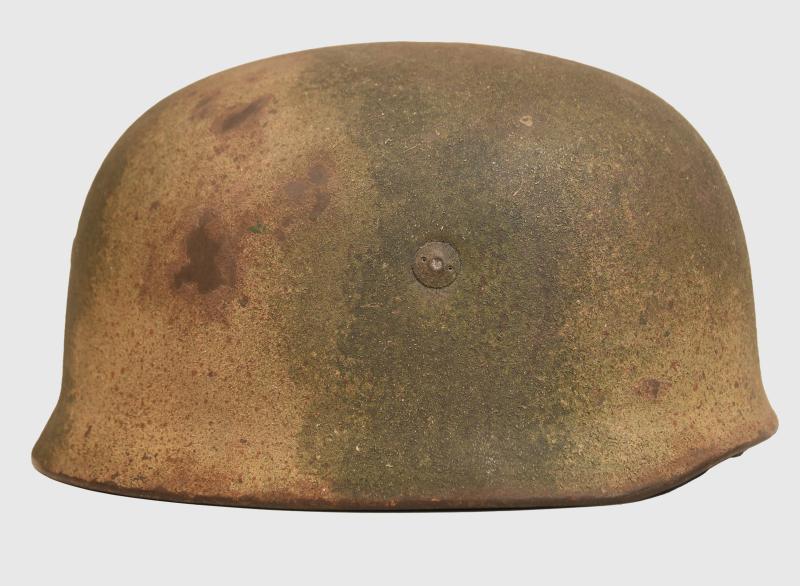 GERMAN WWII 6th FALLSCHIRMJAGER REGIMENT PARATROOPER HELMET.