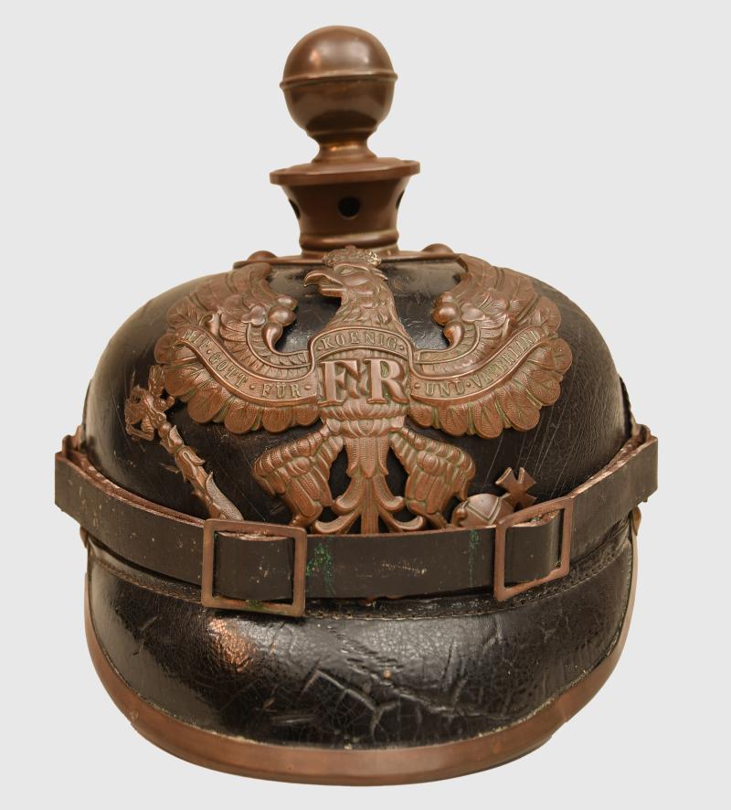 GERMAN WWI PRUSSIAN 59th FIELD ARTILLERY REGIMENT PICKELHAUBE.