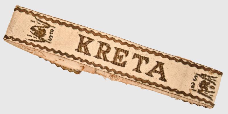 GERMAN WWII KRETA CUFF TITLE ITALIAN PRODUCED.