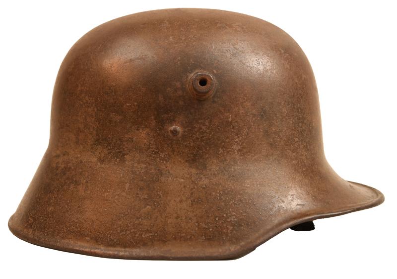 AUSTRO-HUNGARIAN WWI M18 HELMET.