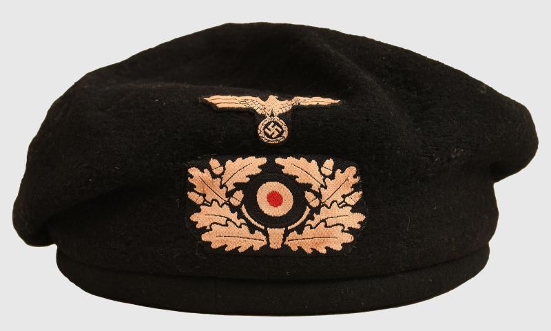 GERMAN WWII ARMY PANZER BERET.